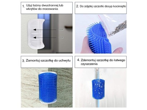 VERK GROUP Narożny Drapak Dla Kota Z Kocimiętką Nuxie