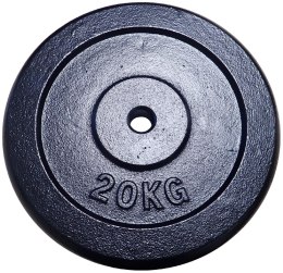 Obciążenie Talerz Żeliwny do Gryfów Ćwiczeń KUBISPORT 20 kg 30 mm