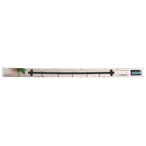 Reling Wieszak z Haczykami Kuchenny Metalowy Czarny RADKA 78,5 cm