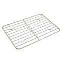 Ruszt do Brytfanny Metalowy Chromowany Duży 24 x 16,5 cm ORION