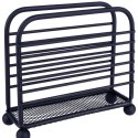 Serwetnik Metalowy Loft Czarny Industrialny 11,5 x 10 cm VILDE