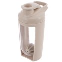 Shaker Treningowy z Kulą Tritan Szczelny 700 ml Beżowy ORION