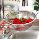 Sitko Cedzak Kuchenny Miska do Owoców Warzyw Makaronu Stalowy ORION 16,5 cm