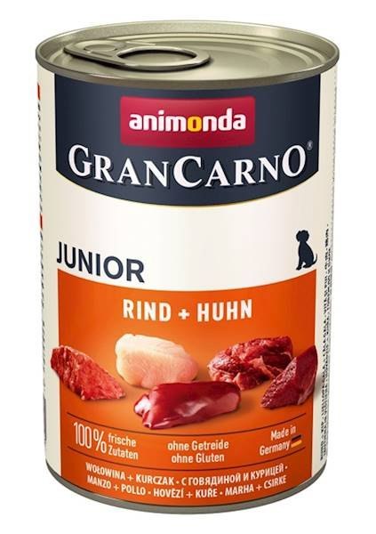 Animonda GranCarno Junior Wołowina + Kurczak 400g Animonda