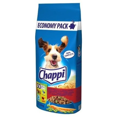 Chappi Sucha Karma Dla Psów Z Wołowiną, Drobiem I Warzywami 13,5kg Chappi