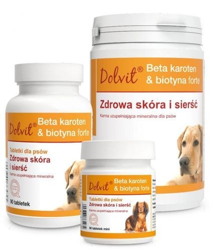 Dolfos Dolvit Beta Karoten & Biotyna Forte 90 Tabletek Dolfos