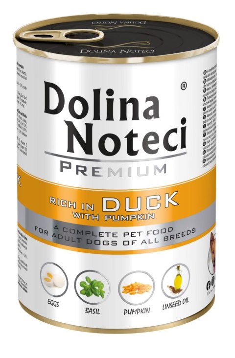 Dolina Noteci Premium Kaczka Z Dynią 400g Dolina Noteci