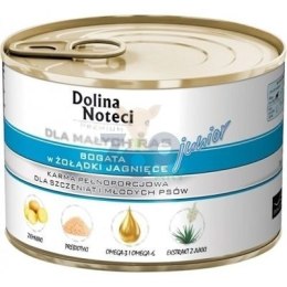 Dolina Noteci Premium Karma Dla Psów Małych Ras Junior Bogata W Żołądki Jagnięce 185g Dolina Noteci