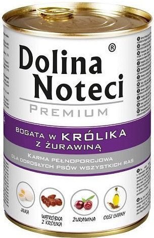 Dolina Noteci Premium Królik Z Żurawiną 400g Dolina Noteci