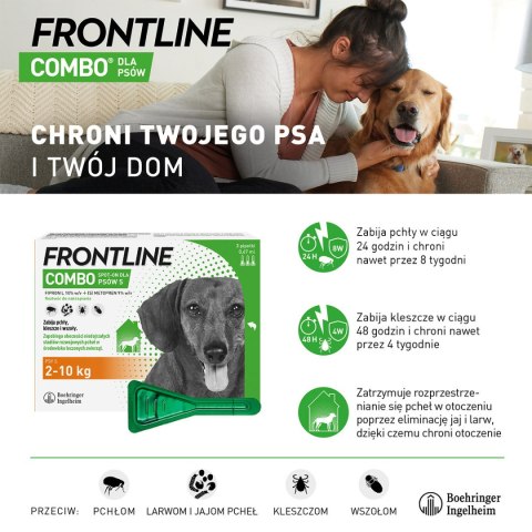 FRONTLINE Combo Spot-On Dla Psa 3x1,34ml Frontline (Boehringer Ingelheim)