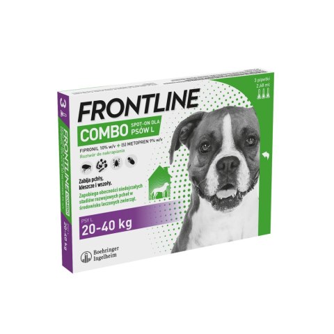 FRONTLINE Combo Spot-On Dla Psów 3x2,68ml Frontline (Boehringer Ingelheim)