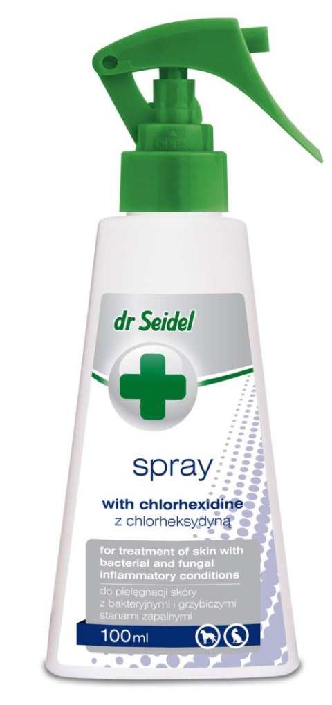 Laboratorium DermaPharm Dr Seidel Spray Z Chlorheksydyną 100ml Laboratorium DermaPharm