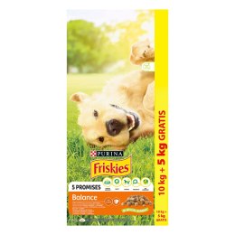 PURINA Friskies Balance Kurczak Z Warzywami 15kg Friskies