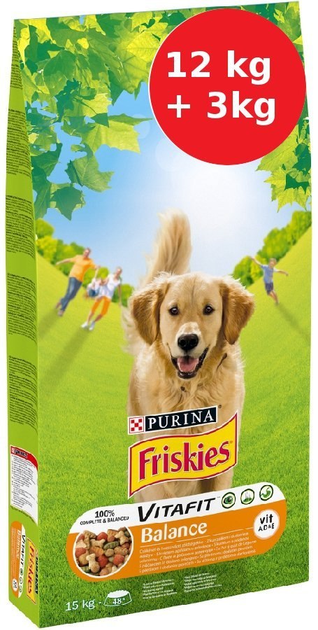 PURINA Friskies Balance Kurczak Z Warzywami 15kg Friskies
