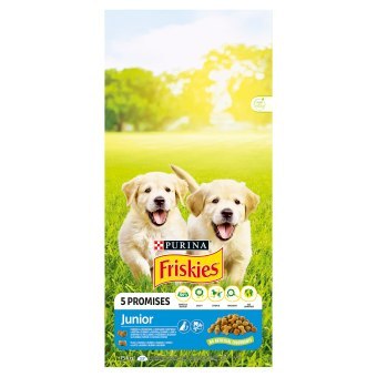 PURINA Friskies Junior Z Kurczakiem Mlekiem I Warzywami 15kg Friskies
