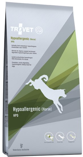 TROVET HPD Hypoallergenic Horse Dla Psa 3kg Trovet