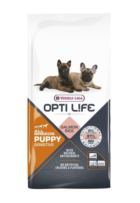 Versele-Laga Opti Life Puppy Sensitive Łosoś Z Ryżem 12,5kg Versele-Laga