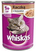 WHISKAS Mokra Karma Dla Kota 1+ Z Kaczką W Galaretce 400g Whiskas
