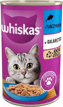 WHISKAS Mokra Karma Dla Kota 1+ Z Tuńczykiem W Galaretce 400g Whiskas