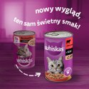 WHISKAS Mokra Karma Dla Kota 1+ Z Wołowiną W Sosie 400g Whiskas