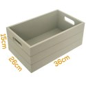 Skrzynka Drewniana Zielona MEGA DUŻA 36 x 26 x 15 cm Ozdobna ORION