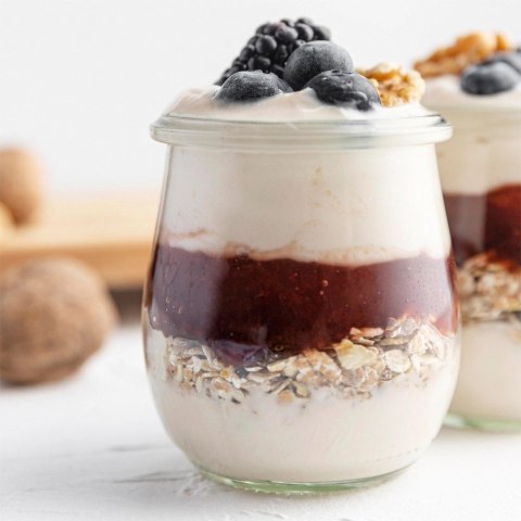 Słoiki Szklane na Jogurt Desery Małe Zestaw 12 Sztuk 130 ml ORION