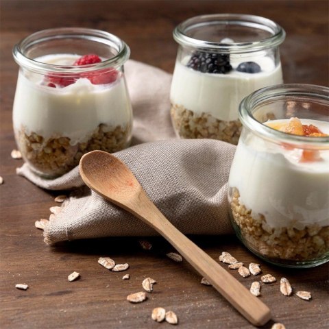 Słoiki Szklane na Jogurt Desery Małe Zestaw 12 Sztuk 130 ml ORION
