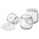 Słoiki Szklane na Jogurt Desery Małe Zestaw 12 Sztuk 130 ml ORION