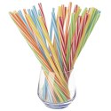 Słomki Wielorazowe Zestaw 50 szt. Kolorowe 22 cm do Zmywarki ORION