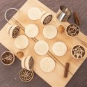 Stempel do Ciastek Drewniany Choinka Pierników Dekoracja 5,5 cm ORION