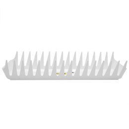 Stojak Ociekacz na 15 Talerzy Plastikowy Biały Organizer 39 cm ORION