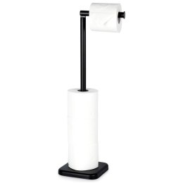 Stojak na Papier Toaletowy Czarny Zapas na 5 Rolek 56 cm VILDE