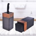 Stojak Pojemnik Organizer na Noże Kuchenne Drewniany ORION 11x10,5x22,5 cm