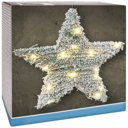 Stroik Gwiazda Ozdoba Świąteczna Świecąca 30 LED Wisząca Solidna VILDE 40cm