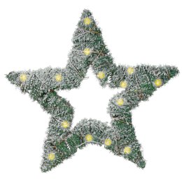 Stroik Gwiazda Ozdoba Świąteczna Świecąca 40 LED Wisząca Solidna VILDE 58cm