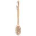 Szczotka do Masażu Ciała na Sucho i do Kąpieli Drewniana 42 cm ORION