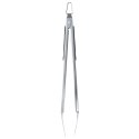 Szczypce Grillowe Stalowe Długie Antypoślizgowy Uchwyt 39 cm BBQ