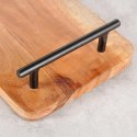 Taca Deska do Serwowania Drewniana Przekąsek z Uchwytami VILDE 30x15,5 cm