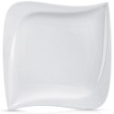 Talerz Deserowy Porcelanowy Dekoracyjny Ozdobny Elegancki ORION 21,5x21,5cm
