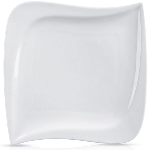 Talerz Deserowy Porcelanowy Dekoracyjny Ozdobny Elegancki ORION 21,5x21,5cm