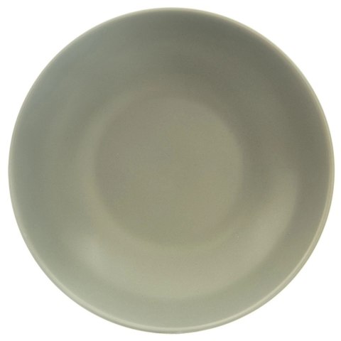 Talerz Obiadowy Głęboki Ceramiczny Zielony Matowy 800 ml ORION
