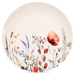 Talerz Obiadowy Płytki Porcelanowy MAKI 27 cm ORION Wzór Polne Kwiaty