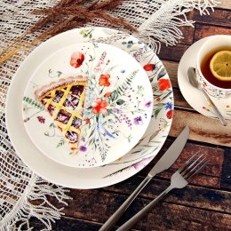 Talerz Obiadowy Płytki Porcelanowy MAKI 27 cm ORION Wzór Polne Kwiaty