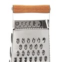 Tarka Kuchenna 4-Stronna Stalowa Ostra ORION 22 cm Uchwyt Bambus
