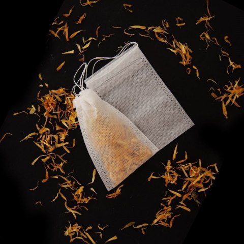 Torebki do Zaparzania Herbaty Zestaw 50 szt. ORION Włóknina 10,5 cm