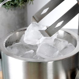 Wiaderko do Lodu Termiczne ze Szczypcami Stalowe Trwałe Solidne VILDE 1,3 L