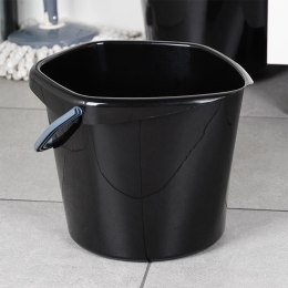 Wiadro Gospodarcze Plastikowe Czarne 10 L VILDE Wygodna Wylewka