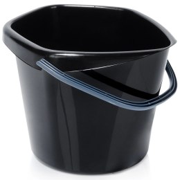 Wiadro Gospodarcze Plastikowe Czarne 5 L VILDE Wygodna Wylewka