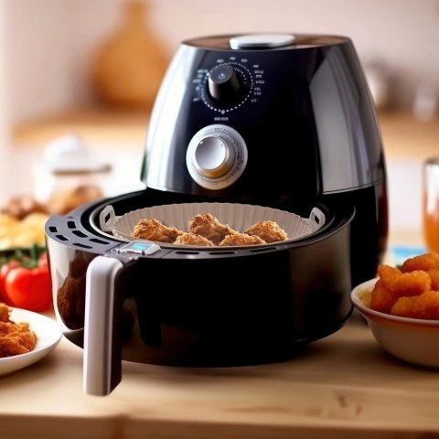 Wkład Silikonowy Air Fryer 23 cm Okrągły Wielorazowy BPA Free