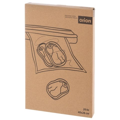 Worki do Zgrzewarki Próżniowej 20 szt 40 x 28 cm Sous-vide Moletowane